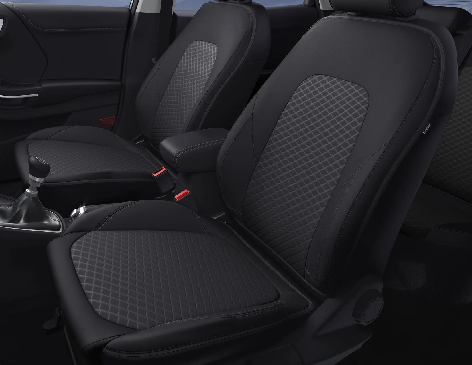 Original Ford Puma desde 10/2019 Fundas de asiento con cremallera Frameout.
