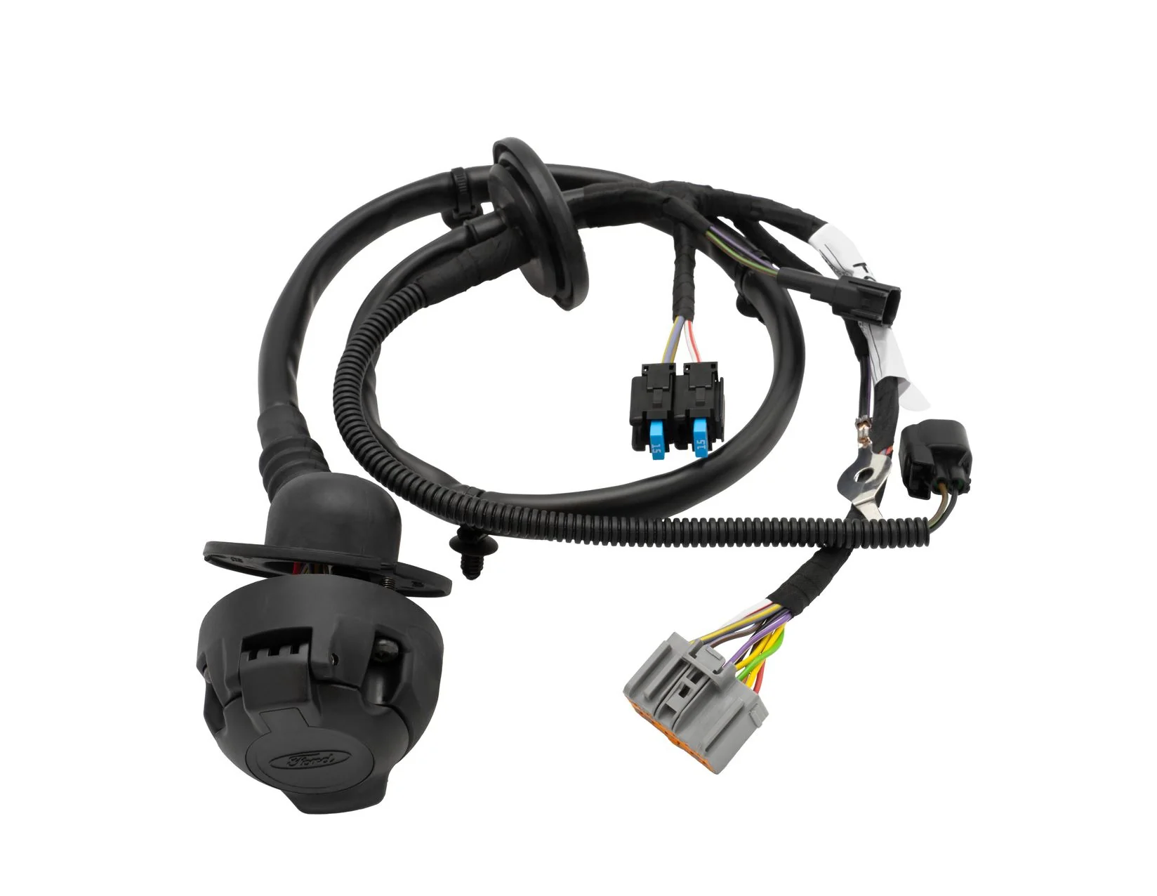 Original Ford Puma Kit de cables para gancho de remolque conector de 13 pins