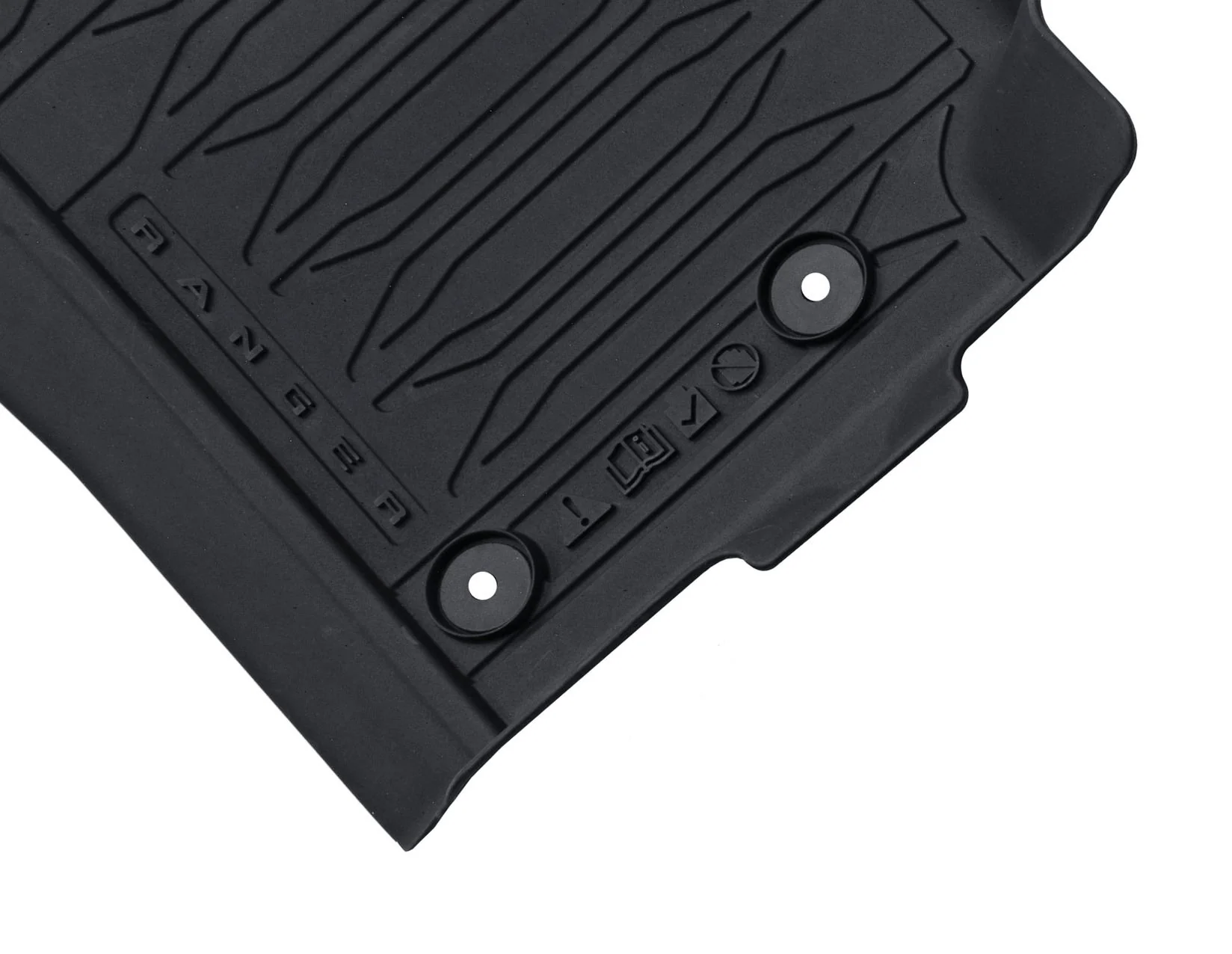 Original Ford Ranger 01/2012-06/2022 Alfombrillas de goma delanteras - Image 8