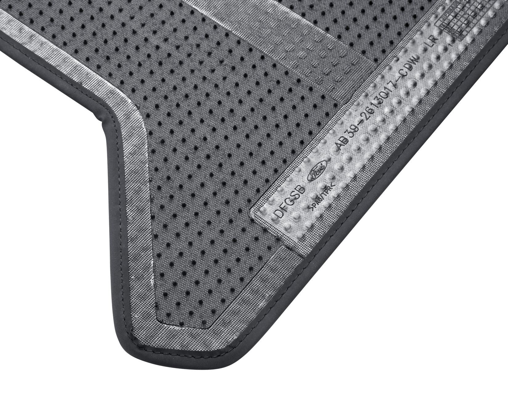 Original Ford Ranger 01/2012-06/2022 Alfombrillas de terciopelo traseras - Image 7