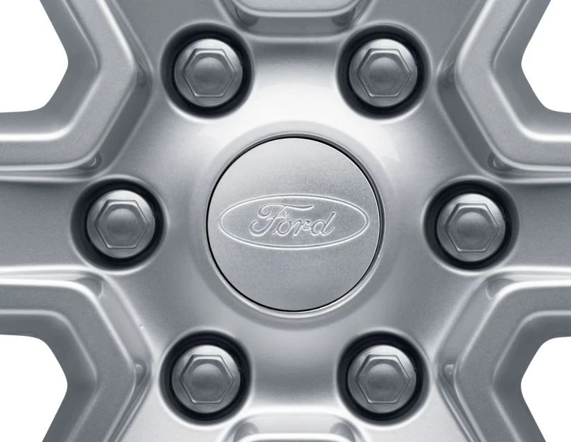 Original Ford Ranger 2011+ Tapacubos central de rueda de aleación plateado x1 1732431 - Image 6