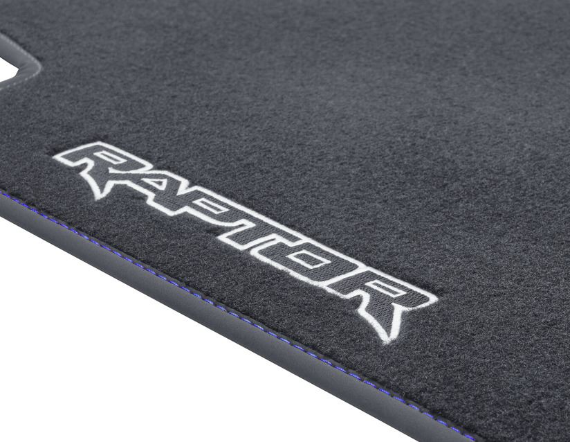 Original Ford Ranger 02/2019-06/2022 Alfombrillas de terciopelo color negro - Image 2