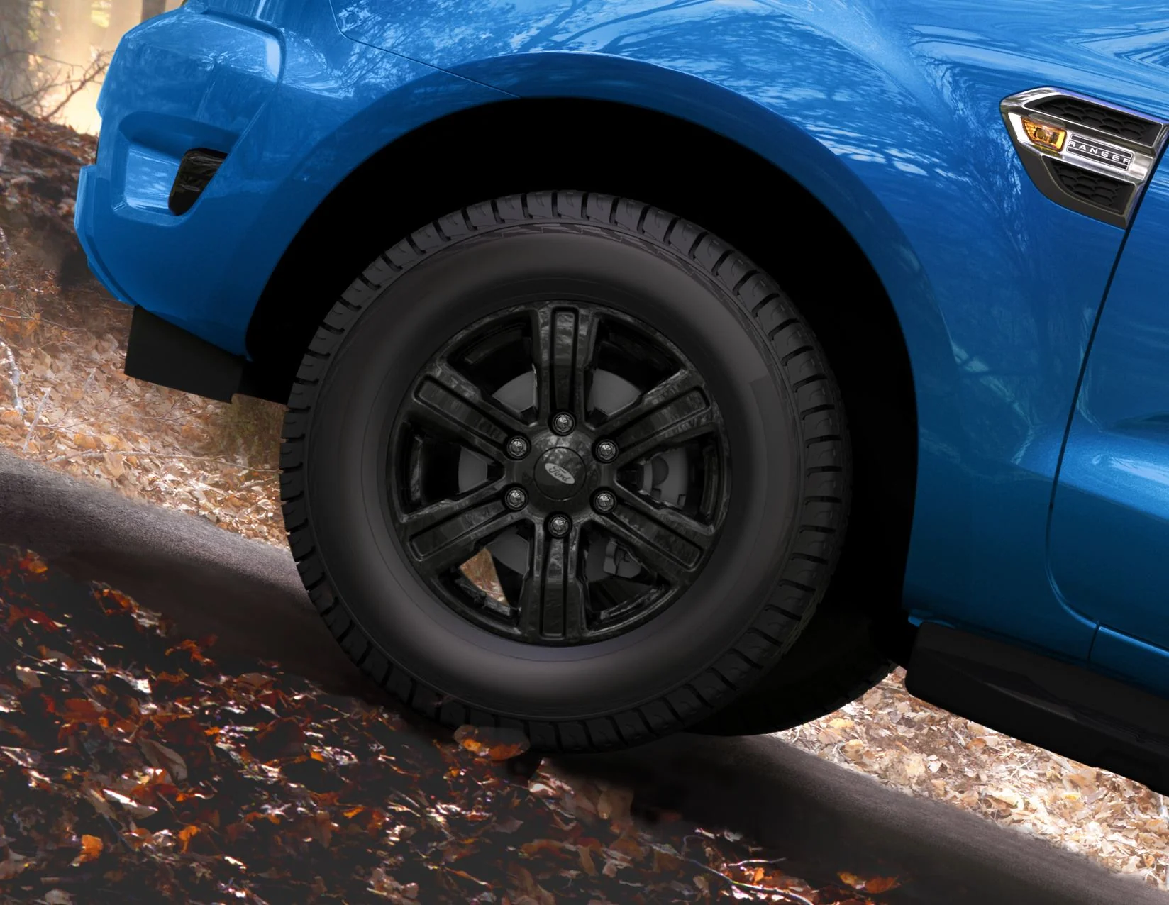 Original Ford Ranger 02/2019-06/2022 Llantas de aleación 17" diseño de 6 radios