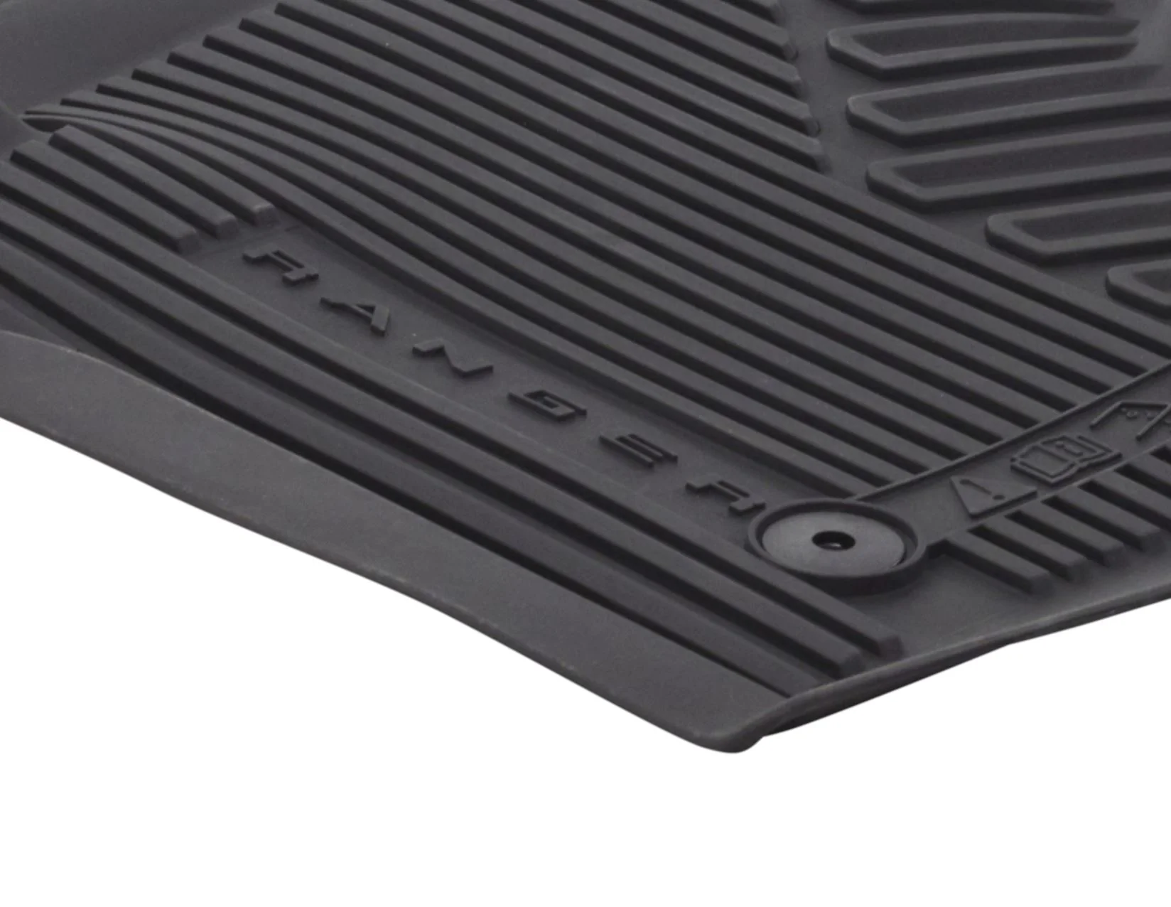 Kit de alfombrillas de goma delanteras y traseras Ranger manual 2022+ negro excepto Raptor y Platinum - Image 7