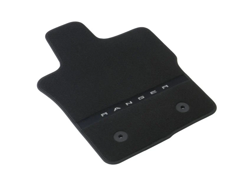 Kit de alfombrillas de moqueta delanteras y traseras Ranger Super Cab 2022+ negro excepto Raptor - Image 2
