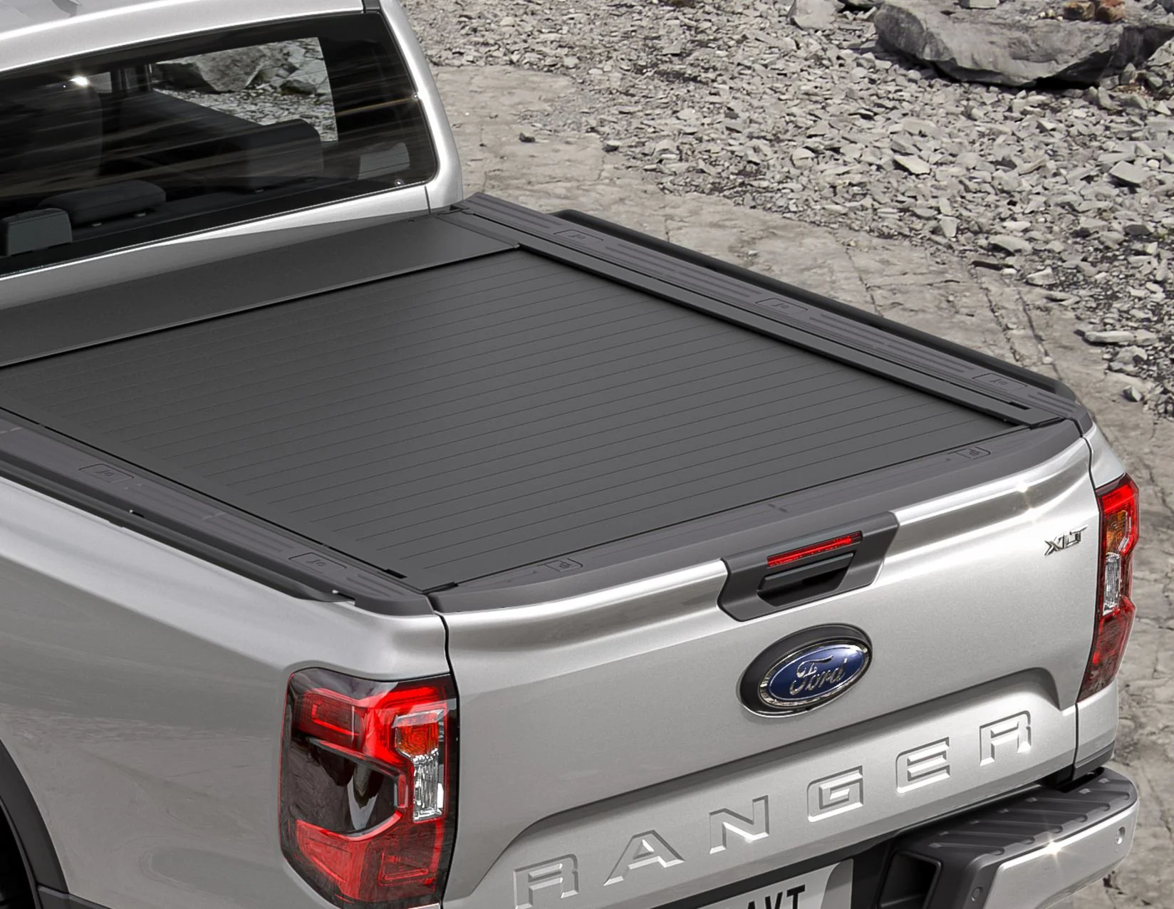 Original Ford Ranger desde 06/2022 Funda de maletero enrollable en color negro