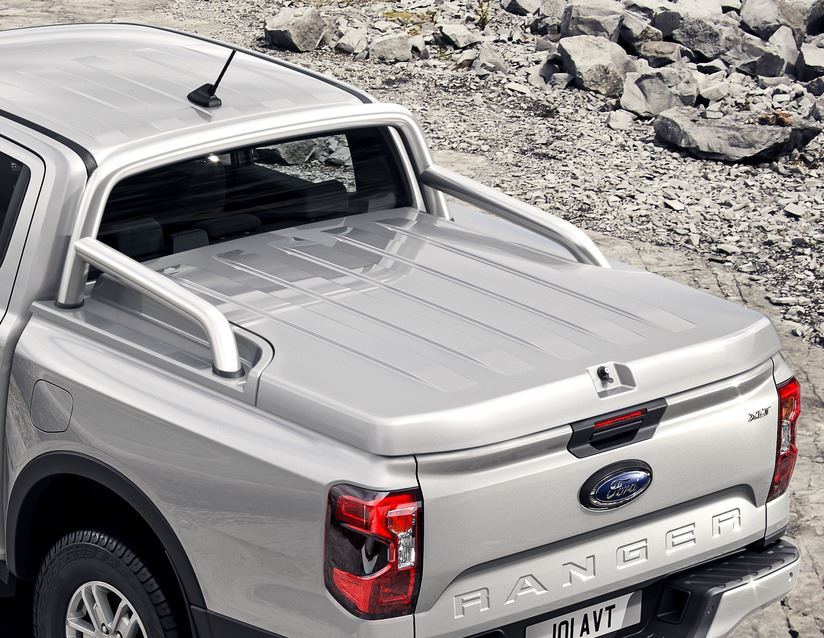 Original Ford Ranger desde 06/2022 Funda de maletero rígida Moondust Silver - Image 2