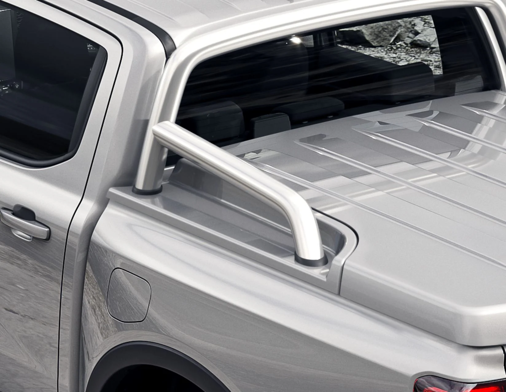 Original Ford Ranger desde 06/2022 Funda de maletero rígida Moondust Silver - Image 4