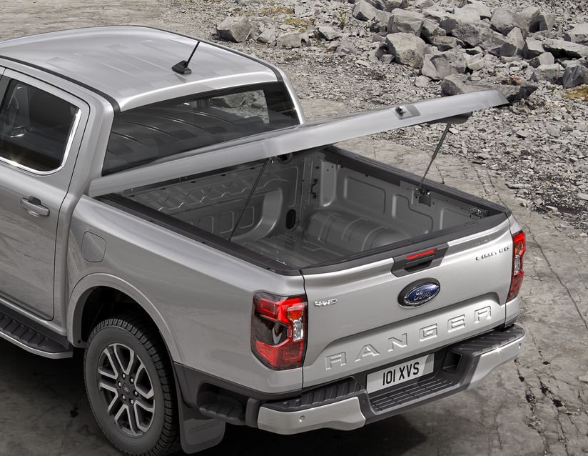 Original Ford Ranger desde 06/2022 Funda de maletero rígida Moondust Silver - Image 4