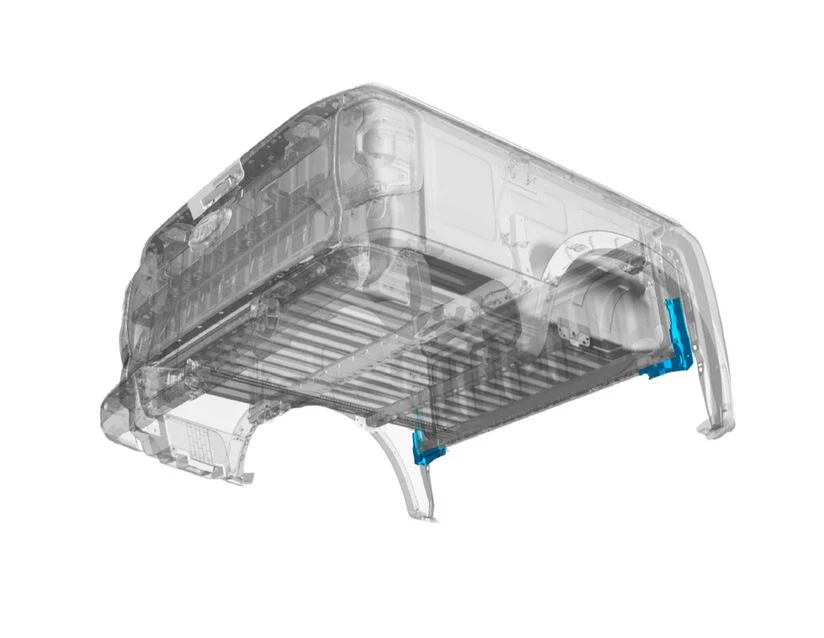 Original Ford Ranger desde 06/2022 Soportes de refuerzo de la caja de carga - Image 8