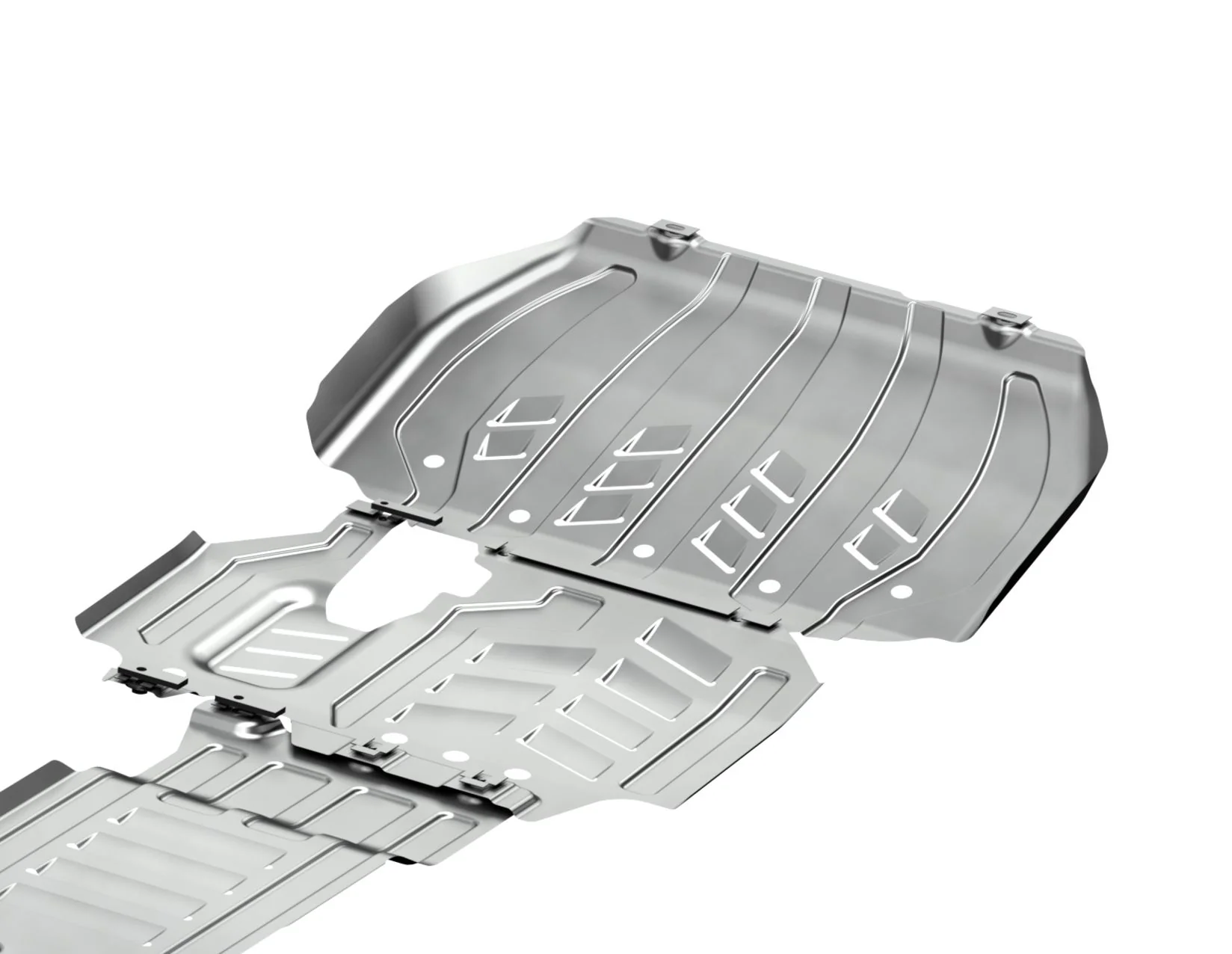 Original Ford Ranger Protector de bajos kit para motor y radiador,de aluminio. - Image 6