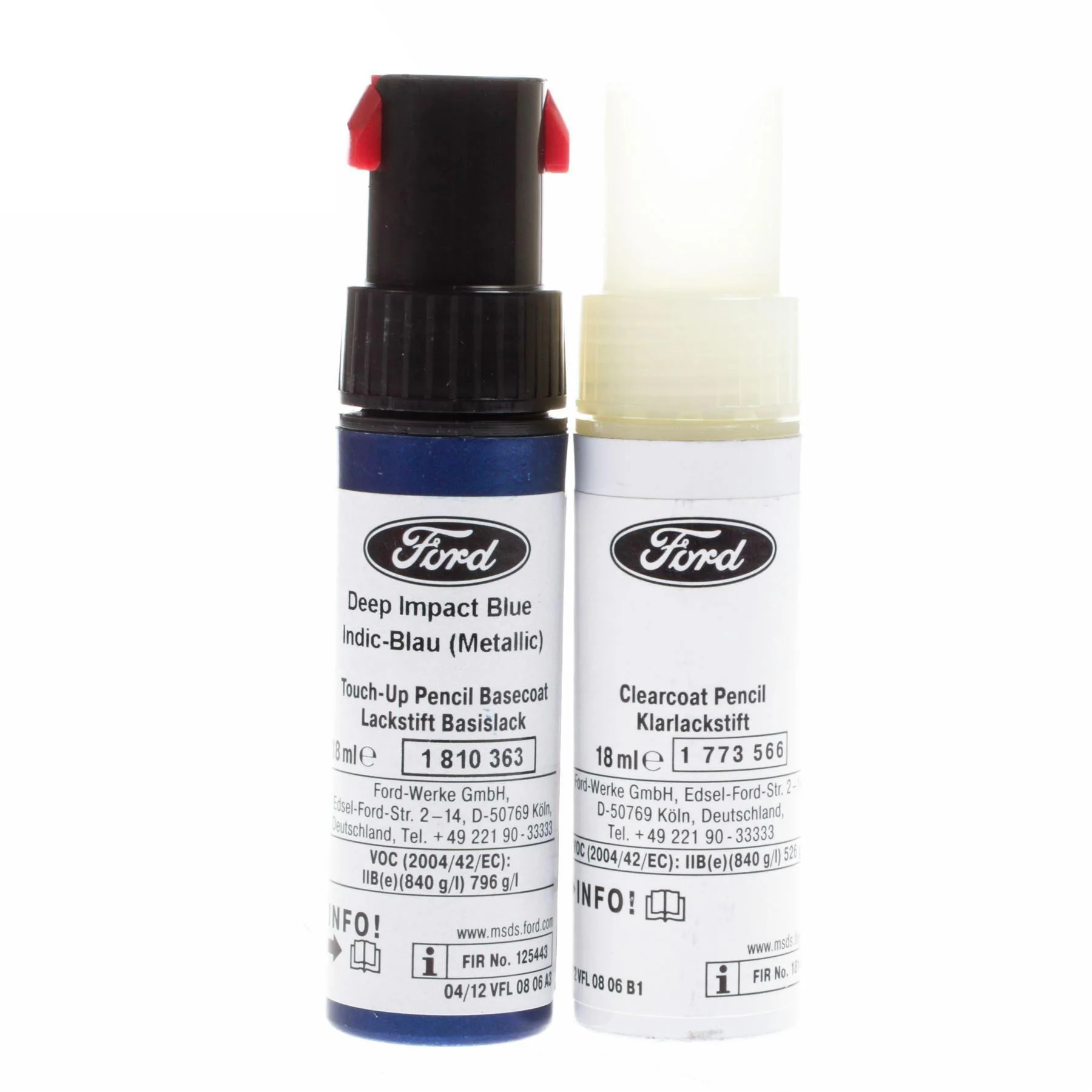 Original Ford Rotuladores Quita Arañazos 9ml in Azul Índigo Met. 2850592 (código de color: DCWEWHA)
