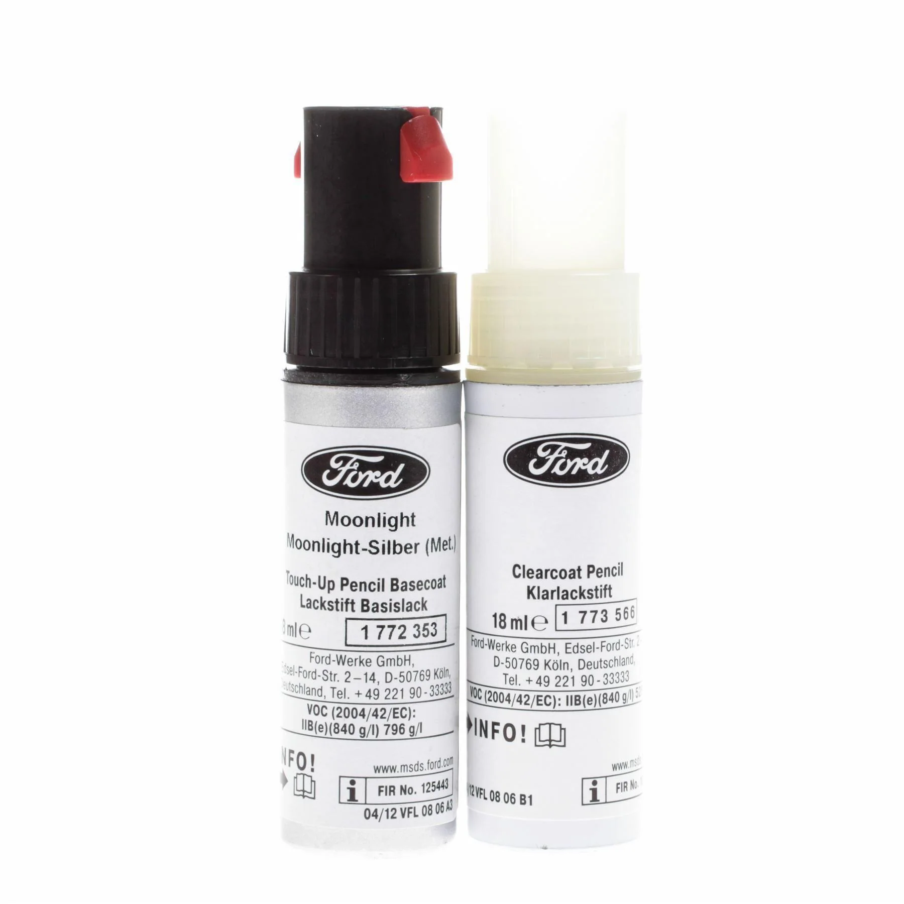 Original Ford Rotuladores Quita Arañazos 9ml in Plata Luz de Luna Met. 2600478 (código de color: 9QGCWWA) - Image 3