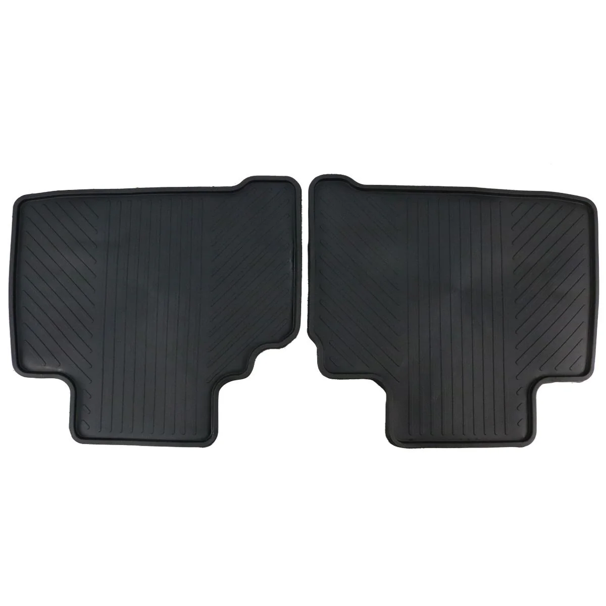 Original Ford Galaxy S-Max Mk4 2015+ Alfombrillas de goma del piso del coche 2ª fila 1948147 - Image 7