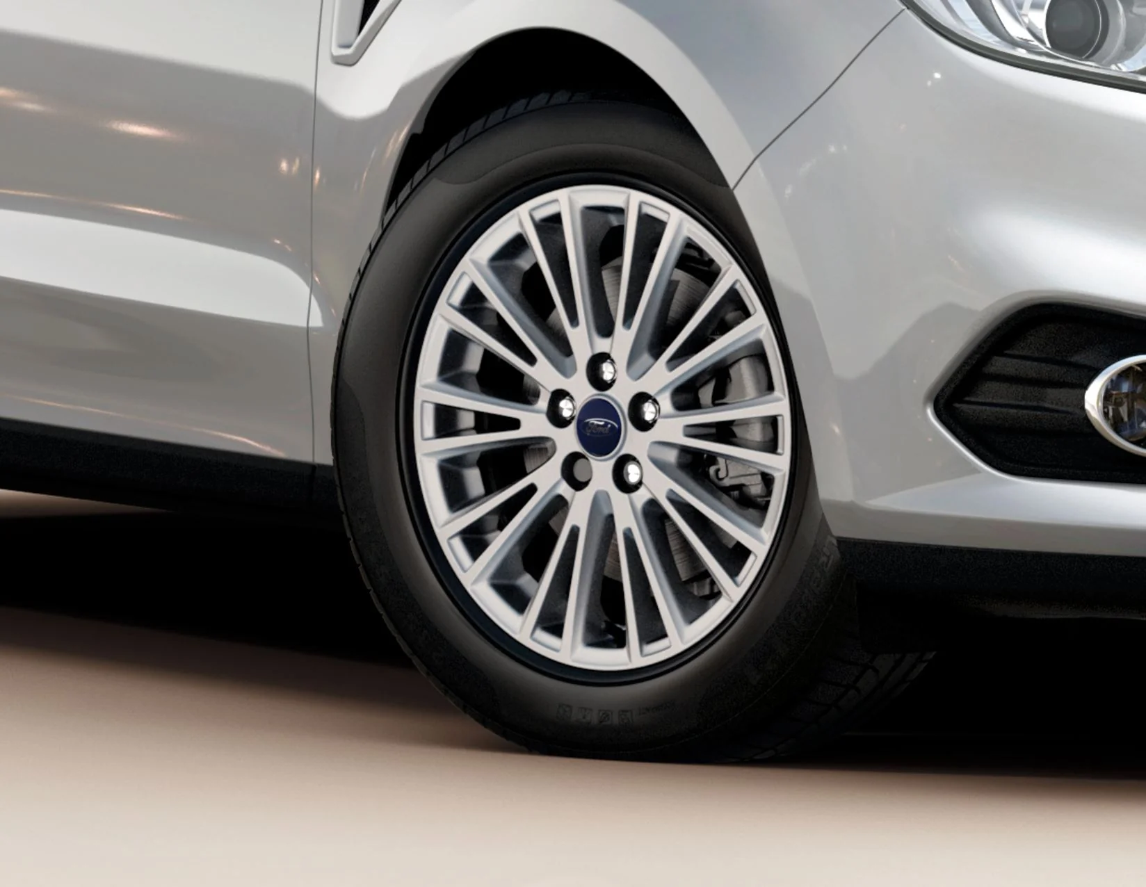 Original Ford S-MAX/Galaxy Llantas de aleación 17" diseño de 10 radios en V