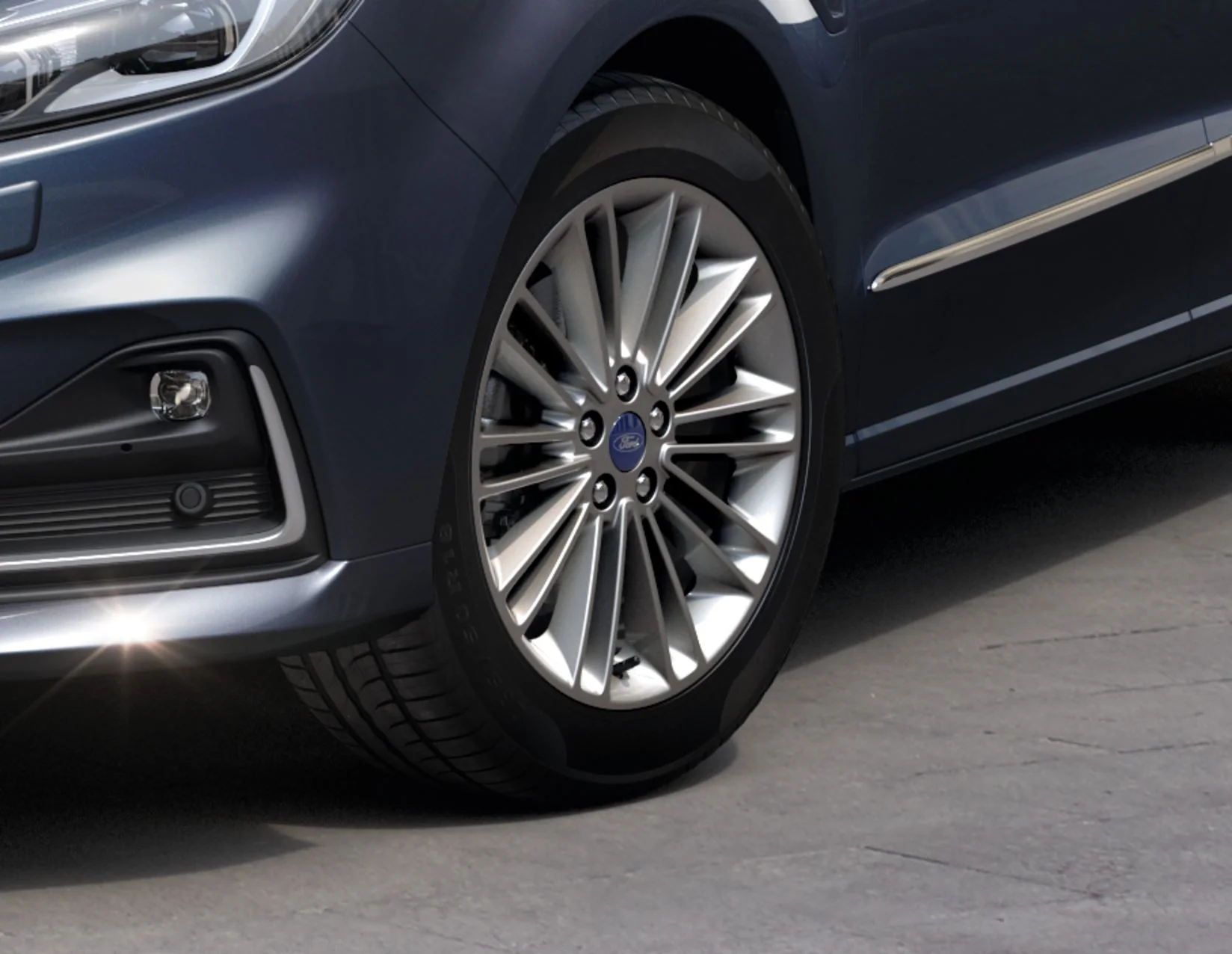Original Ford S-MAX Llantas de aleación 18" diseño de 10 x 2 radios
