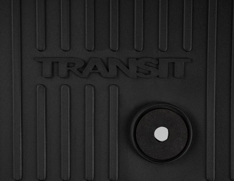 Original Ford Transit Tourneo Custom 2018+ Alfombrilla de goma para el piso trasero fila 2 2209394 - Image 6
