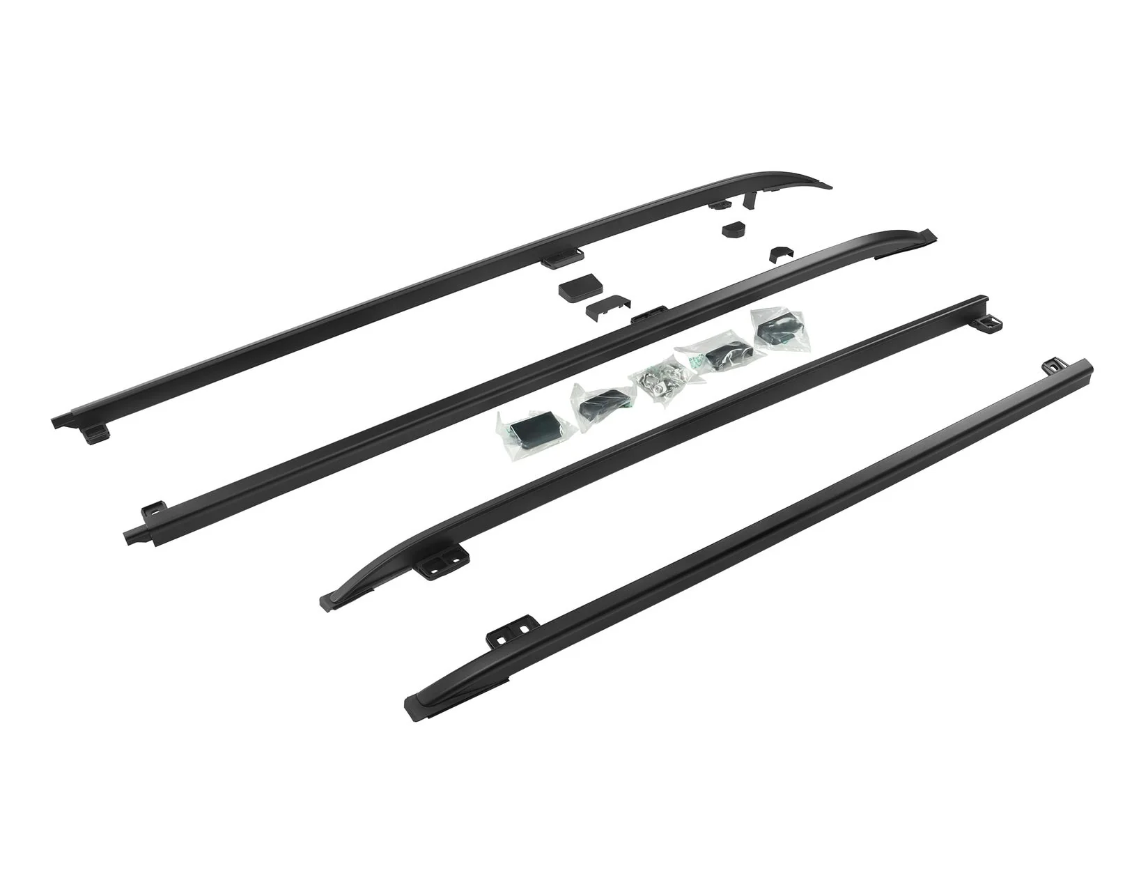 Original Ford Tourneo/Transit Custom Barras longitudinales portaequipajes para techo color negro - Image 4