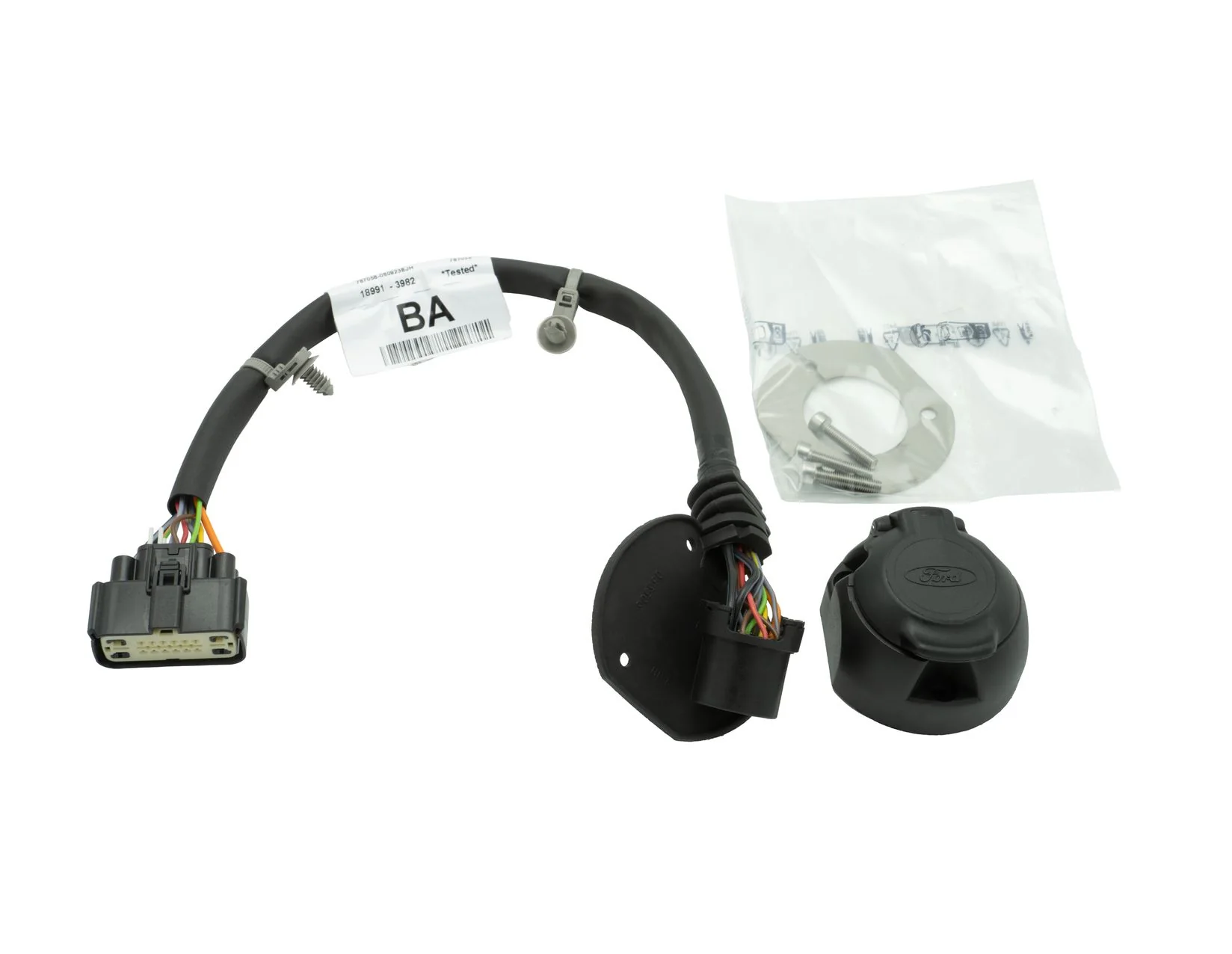 Original Ford Tourneo/Transit Custom Kit de cables para gancho de remolque conector de 13 pines