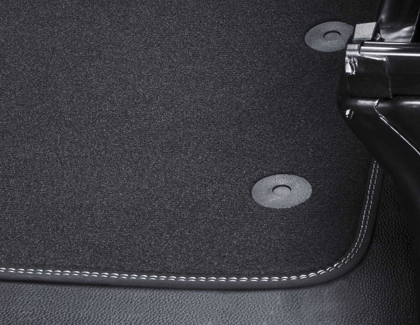 Original Ford Juego de alfombra de piso delantera velour negro AMkK2JB130B18SA3JA6 2362480