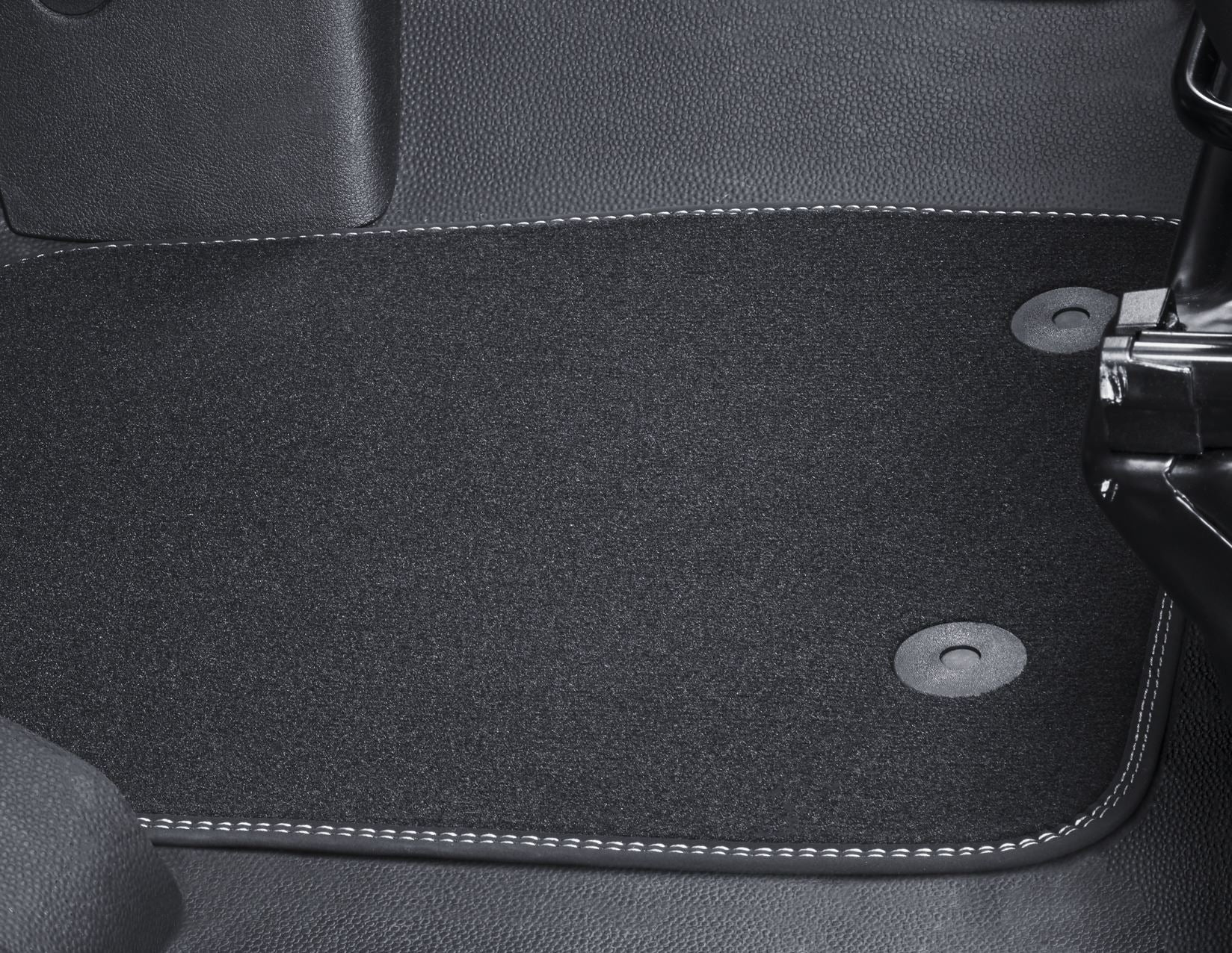 Original Ford Juego de alfombra de piso delantera Velour negro AMkK2JB130B18MA3JA6 2362483