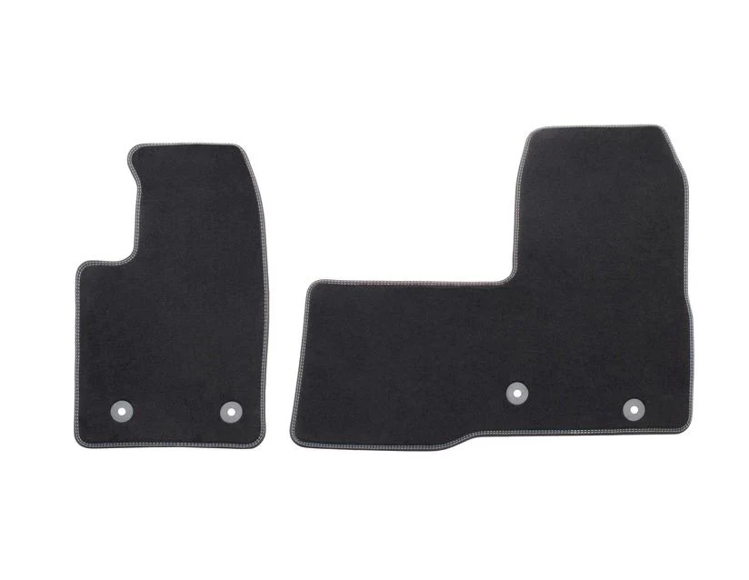 Original Ford Juego de alfombra de piso delantera velour negro AMkK2JB130B18SA3JA6 2362480 - Image 2