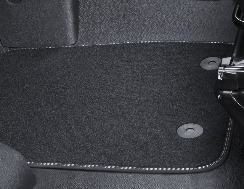 Original Ford Juego de alfombra de piso delantera Velour negro AMkK2JB130B18KA3JA6 2362477 - Image 14