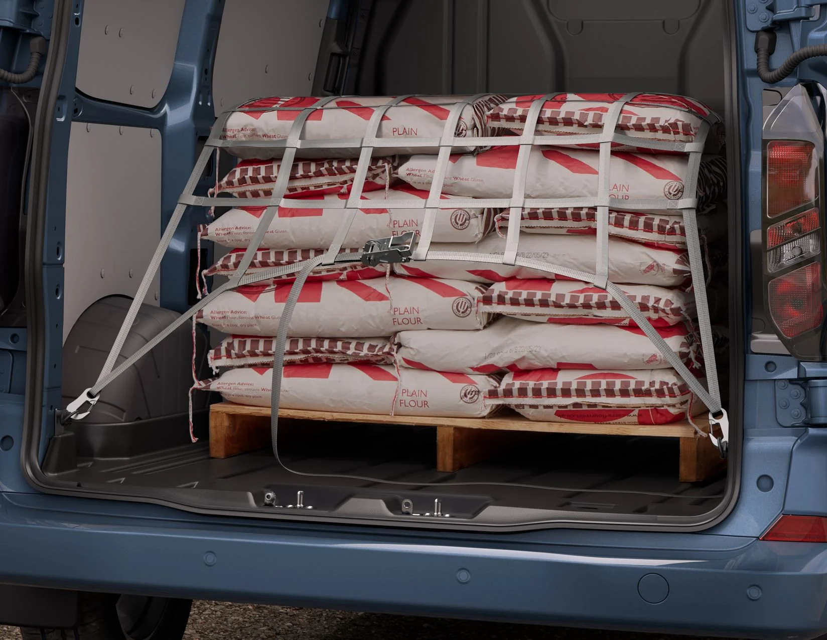 Original Ford Transit Custom desde 09/2023 Red para equipaje horizontal - Image 3