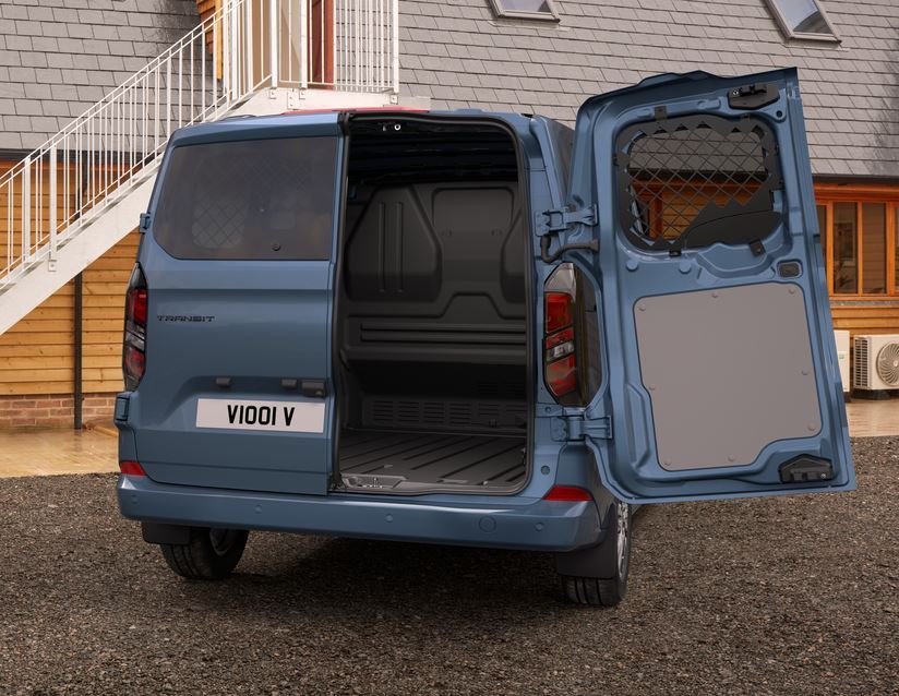 Original Ford Transit Custom Dispositivo de protección en ventanilla posterior para puertas de carga. - Image 13