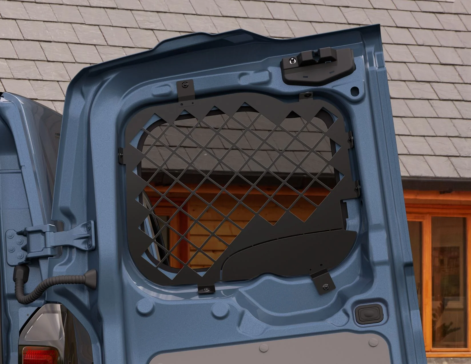 Original Ford Transit Custom Dispositivo de protección en ventanilla posterior para puertas de carga. - Image 3