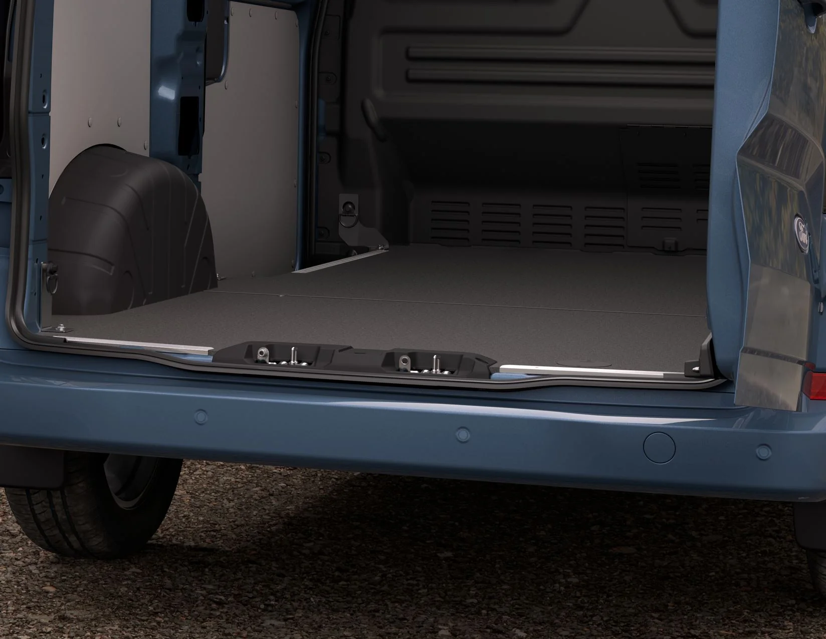 Original Ford Transit Custom desde 09/2023 Suelo de carga de madera simple