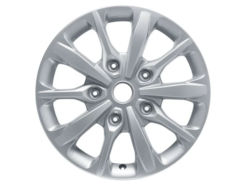 Original Ford Transit Custom 2012+ Rueda de aleación de 18" 10 radios 7.5Jx18 plateada 1775678 - Image 3