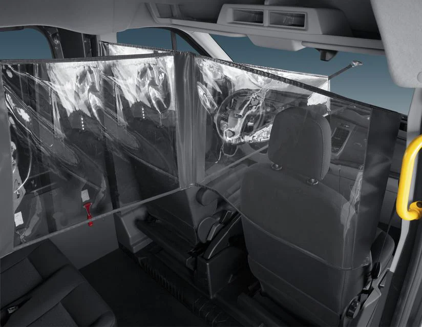 Original Ford Transit Mampara divisoria flexible pantalla protectora - Image 2