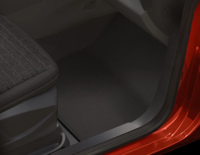 Original Ford Juego de alfombra de piso delantera Velour negro AMDT1BK130B18BB35B8 1930270 - Image 5