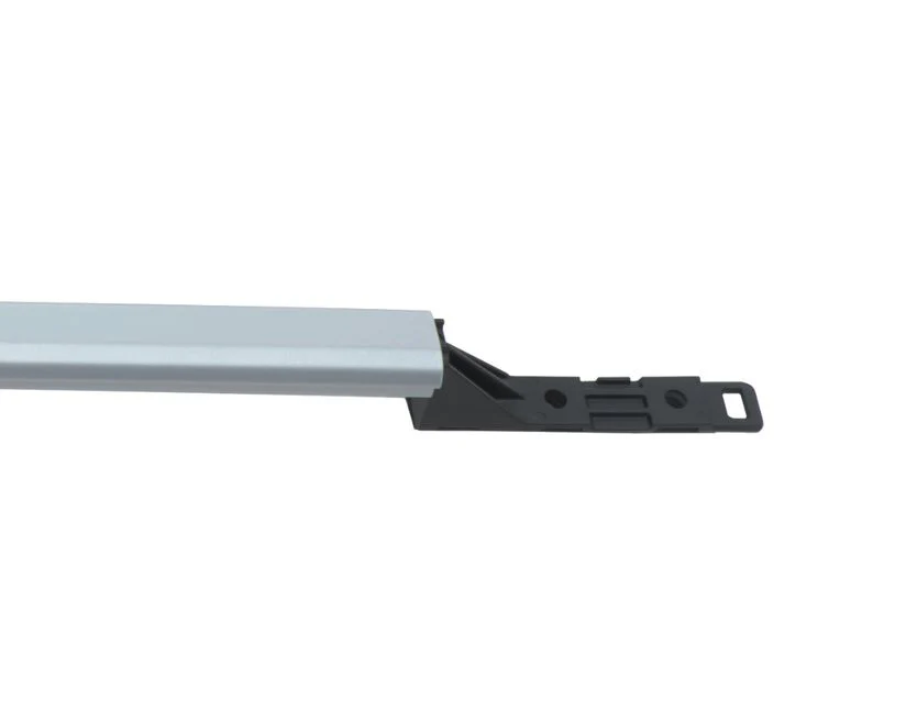 Original Ford Transit/Tourneo Courier Barras longitudinales portaequipajes para techo raíl individual para el lado izquierdo - Image 7