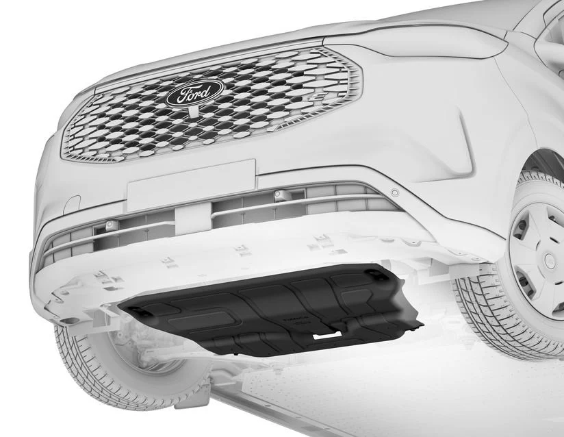 Original Ford Transit/Tourneo Custom Protector de bajos para motor,acero - Image 8