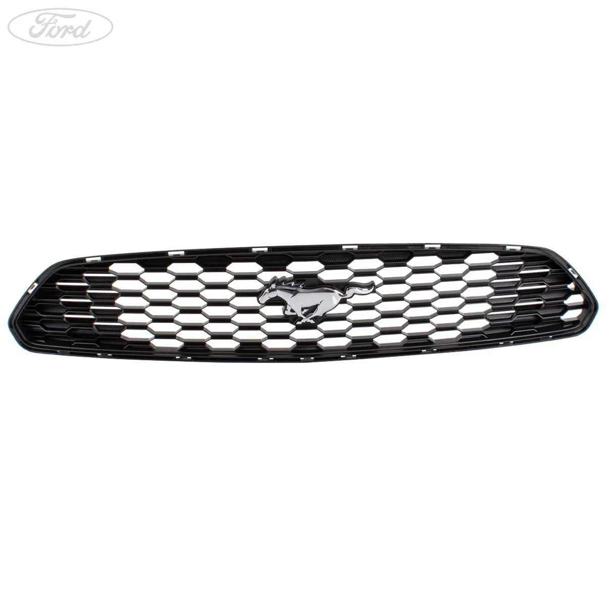 Parrilla del. Mustang negro carbono con emblema 03/2015- 1927986 - Image 4