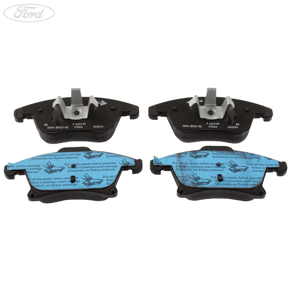 Pastillas de freno delanteras para ruedas de 17" originales para Ford S-Max Galaxy Mondeo 10/2017- 2014119 - Image 2