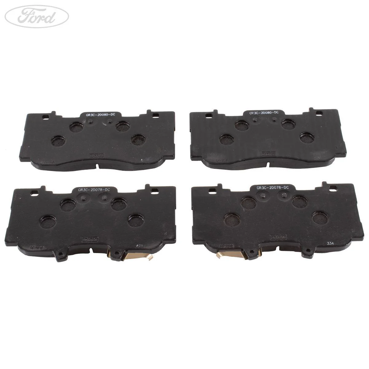 Pastillas de freno Premium Turbo Pack originales para Ford Mustang 2015-2023 2044140 - Image 3