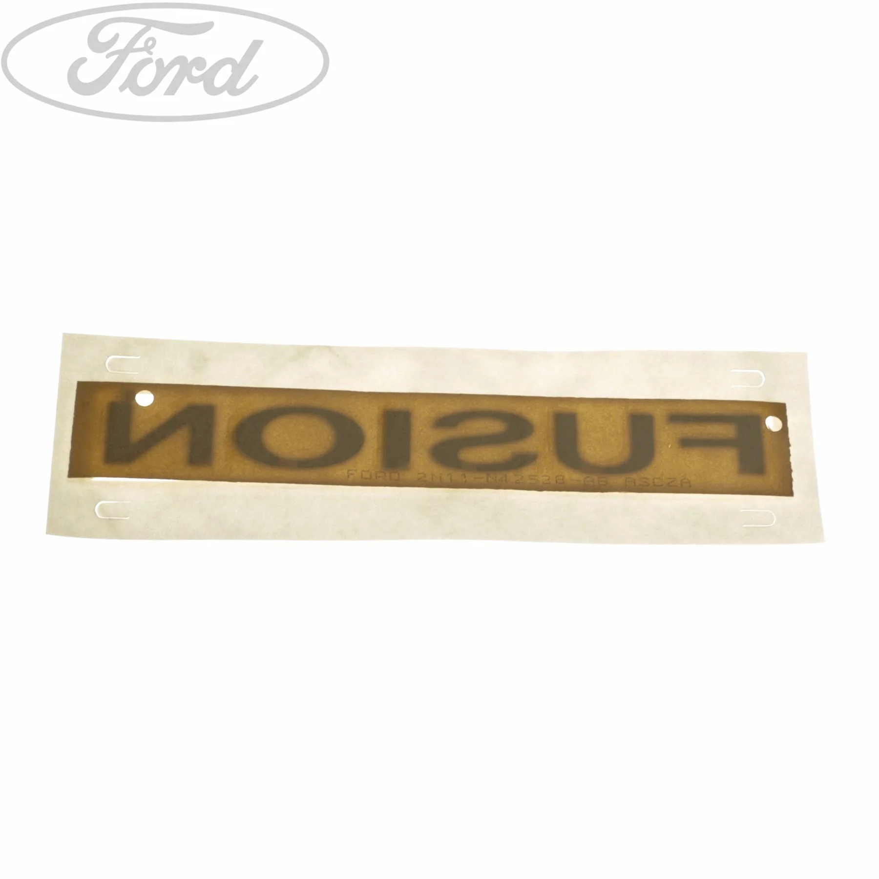 Placa con emblema Fusion para portón trasero original para Ford Fiesta Fusion 02-12 1206127 - Image 3