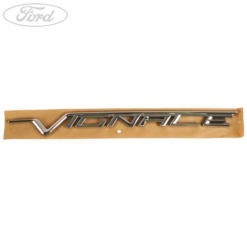 Placa con emblema Vignale cromado del portón trasero original para Ford Kuga 2016-2052734 - Image 3