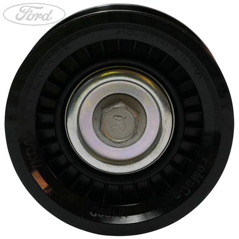 Polea tensora auxiliar curvada original para Ford Ranger 2.5 gasolina (sin aire acondicionado) 1722303 - Image 4