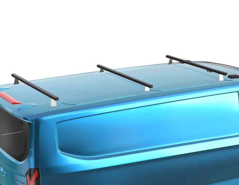 Ford Tourneo/Transit Custom Q-Top® (Q-Tech)* Portaequipajes juego de tres barras transversales - Image 12