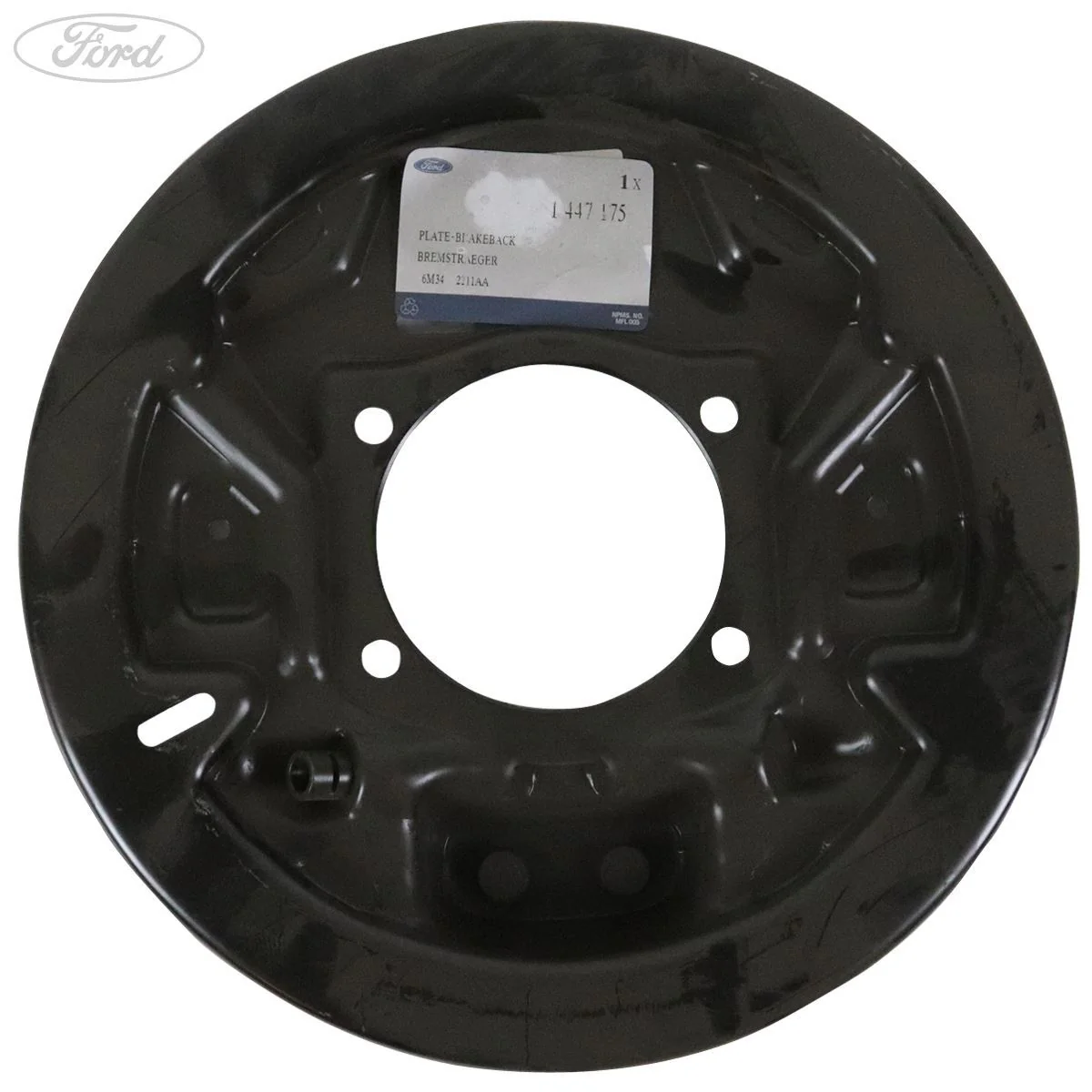 Ford Ranger 1998-2024 Placa Trasera Freno Larga Distancia LD Negra 1447175 - Image 2