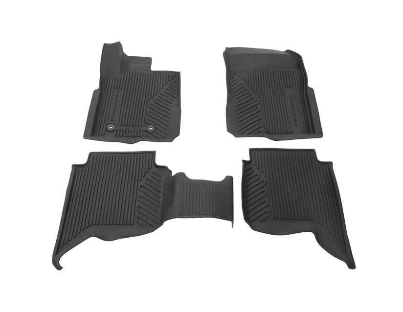 Kit de alfombrillas de goma delanteras y traseras Ranger Wildtrak automática 2022+ - Image 10