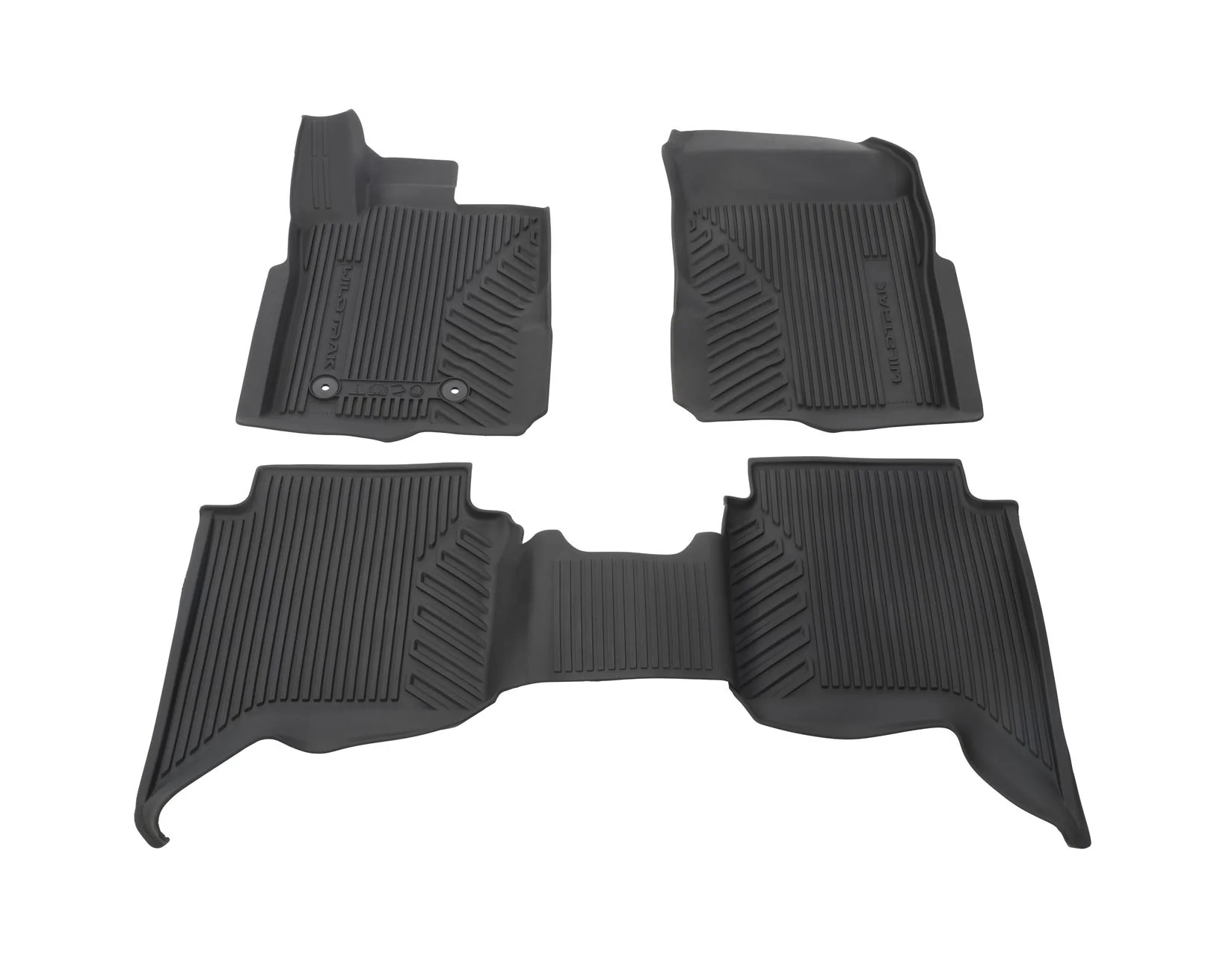 Kit de alfombrillas de goma delanteras y traseras Ranger Wildtrak automática 2022+ - Image 7