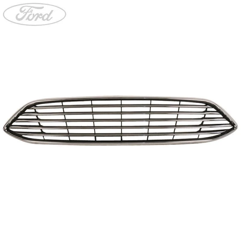 Rejilla de radiador delantera negra mallada con marco cromado original para Ford Focus 1873307 - Image 4
