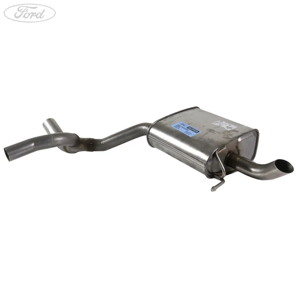 Silenciador trasero del escape N/S (lado del conductor) original para Ford Mondeo S-Max Galaxy 2.3 Duratec-HE 1699378