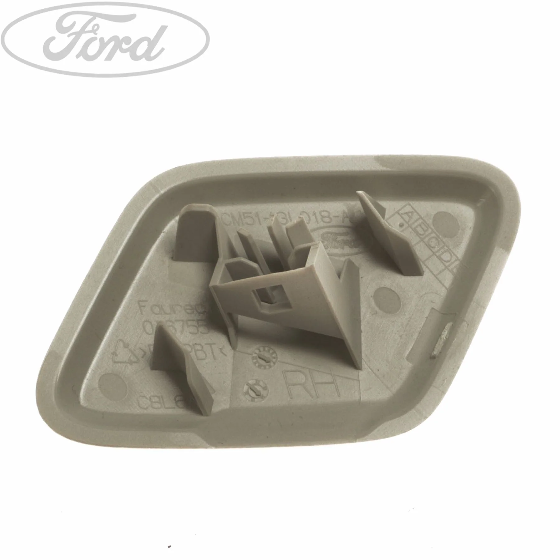 Soporte para limpiaparabrisas y eyector lavafaro delantero O/S (lado del pasajero) original para Ford Focus 1779080 - Image 4