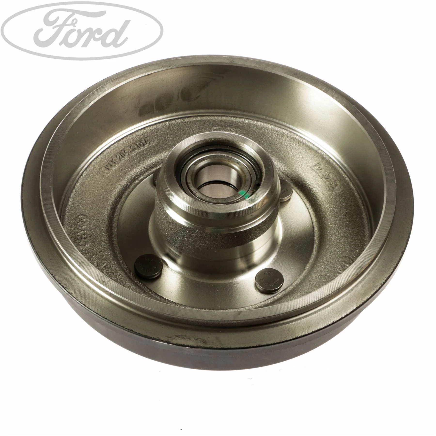 Tambor de freno trasero y buje de rueda de 203 mm (UNIDAD) original para Ford Fusion Fiesta V 1507055 - Image 3